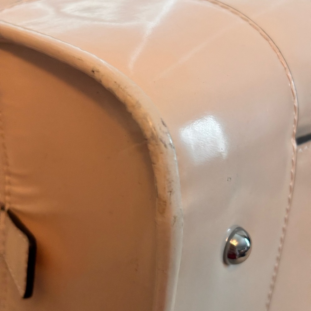 LOEWE Amazona 36 “Powder Pink” Tan Calfskin Leather Handbag RETAIL $4600+ - Picture 4 of 16